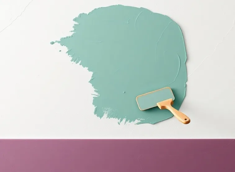 Application d'un enduit décoratif à la lisseuse sur un mur